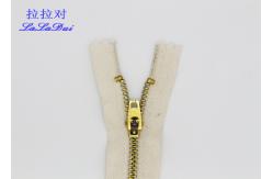 China Auto Slider Textile Shoes Cotton Zipper 4# Length Customized Open Ended Zip supplier