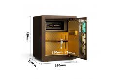 China H450MM Fingerprint Lock Safe Box For Home Security(Coffee) supplier
