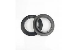 China Customized Flat Bottomed Conical Silicone Rubber Sealing Ring With Circular Hole supplier