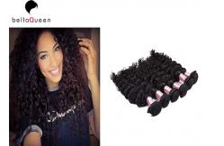 China Remy 100G Indian Double Drawn Hair Extensions Curly Natural Black supplier