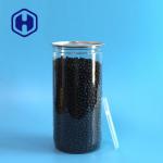 1450ml 49oz Clear Plastic Cans With Aluminum Easy Open Lid And Plastic Cap