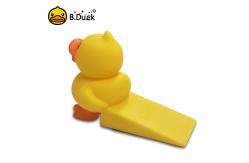 China Customized Logo Vinyl Figures Toys Duck Non Phthalate PVC Material supplier