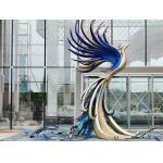 ODM 3.5m Height Outdoor Color Painted Modern Bronze Sculpture for sale