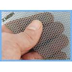 Hexagonal Perforated Metal Mesh , Lightweight Aluminum Perforated Metal Sheet