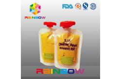 China Custom Design Food Grade Stand Up Pouch With Spout for Baby Food supplier