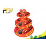 3 Tiers Colorful Printing Tiered Cardboard Cupcake Stand With Your Own Logo for sale