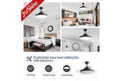 China Modern Style 1stshine LED Ceiling Fan with Remote Control and Retractable Design supplier