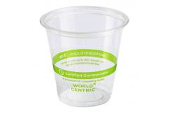 China Water Compostable Biodegradable PLA Cups Transparent Plastic Custom supplier