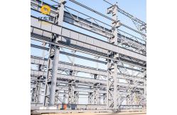 China Galvanized Steel Frame Warehouse Building With H Section Structure supplier