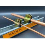 Stainless Steel Unistrut Conduit Clamps TPE Cushioned Pipe Clamp Copper Plate for sale