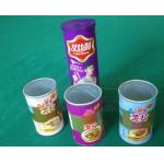 Environmental Dry Fruits / Chips Paper Composite Cans , Aluminium Foil Cover