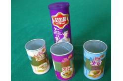 China Environmental Dry Fruits / Chips Paper Composite Cans , Aluminium Foil Cover supplier