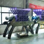 Xrido AT-TS Tire Shredder 2-3t/D Capacity 55kW Motor for sale