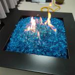 Versatile Square Propane Fire Pit Table 31.5 Inch Outdoor Fire Brazier for sale