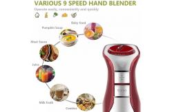 China Stainless Steel Powerful Immersion Blender 800W Handheld Kitchen Blender supplier