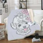 Disposable Brushed Super Soft Sherpa Throw Blanket 130x150cm for sale