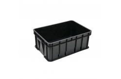 China Antistatic Electronics Tray Folding ESD Bin Box Plastic Black With Dividers supplier
