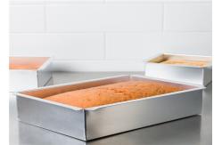 China RK Bakeware China- Rectangle Nonstick Aluminum Cake Mould With Movable Bottom Customized supplier