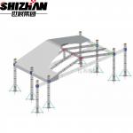 Concert Stage Roof Aluminum Truss Display Curved for sale