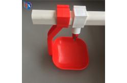 China 25mm 22x22mm Water Nipple Drinker Chicken Feeder With Clamp supplier
