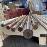 Copper Alloy 173 Beryllium Rods Bars Shape By Standard ASTM B196 for sale