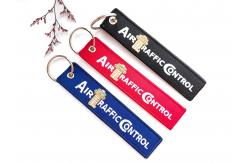 China Custom Aviation Embroidered Keychains | 3D Design & OEKO-TEX® Fabric | Global DHL/EMS Delivery​ supplier
