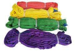 China Soft Polyester Endless Round Sling Polyester Webbing Sling For Lifting supplier