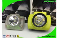 China Waterproof Underground Hard Hat Lights 13000lux Brightness With Usb Charging Cable supplier