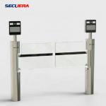 Security Access Control Full Height Sliding Gate With Acess Control Turnstile Barrier Gate for sale