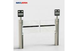 China Security Access Control Full Height Sliding Gate With Acess Control Turnstile Barrier Gate supplier