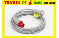 China Mindray/Goldway ibp cables, invasive blood pressure cable ,round 6pin to BD adapter supplier