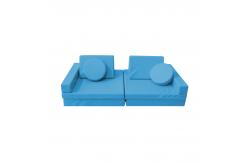 China BSCI Modular Sectional Play Sofa With Protective Inner Liner supplier