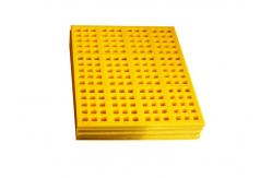 China Coal Crushing Polyurethane Vibrating Screen Mesh With Steel Skeleton 2400L1500W supplier