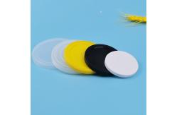 China Custom Transparent Plastic Beer Can Lid 49mm Diameter Soda Can Cover supplier