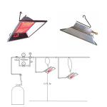 Ceramic Chicken Brooder House Heaters Infrared 20% Gas Saving THD2608