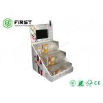 Customized Printing Cardboard Counter Display Boxes , Light Weight Cardboard Table Display Stands for sale