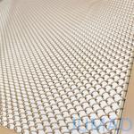 Custom Mesh Screen Divider Architectural Woven Metal Mesh Champagne Gold