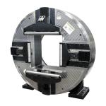 China Heavy Duty 640mm Pneumatic Laser Chuck with 25KN Clamping Force and Full Stroke Design for Large Tube Cutting for sale