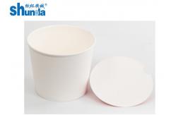 China 85oz 170oz Flexo Printing Paper Bucket For Fried Chicken Salad supplier