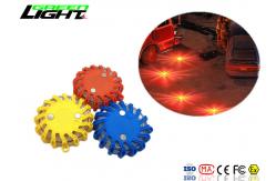 China Magnetic Rechargeable LED Flashing Police Warning Lights With Li - Ion Battery supplier