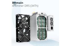 China Bitmain Antminer DR5 34 Th/S 35th DCR Decred Mining Hardware Crypto Blake256r14 supplier