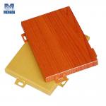 Airports Aluminium Curtain Wall Wood Grain Panel Customized Size for sale