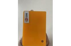 China 22mm Orange Acrylic Sheet for Display Stand Manufacturing supplier