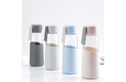 China Unbreakable Glass Water Bottle BPA Free Borosilicate Material For Office supplier