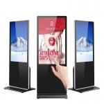 Silver Ethernet Stand Alone Display Boards  43inch 30W All In One Touch Screen
