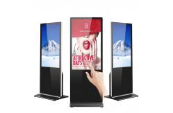 China Silver Ethernet Stand Alone Display Boards  43inch 30W All In One Touch Screen supplier
