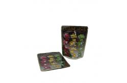 China Custom Mylar weed Bags Digitally Printed Odor Resistant With Zipper supplier