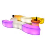 Custom Rotoplastic LED Furniture Lamp Shade Shell Rolling Plastic LED Light Bar Table for sale