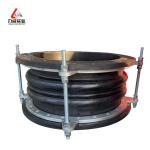 Double Sphere Flexible Rubber Joint With Customizable Stainless Steel Flange for sale