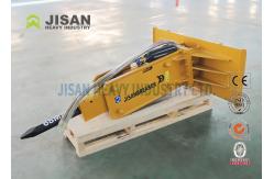 China Yellow Compact Excavator Hammer Attachment 6 Height 2000Lbs Carrier Weight supplier